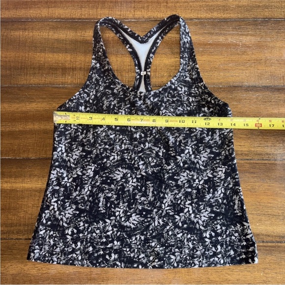 Lululemon Cool Racerback Short Tank Top Nulu Blossom Overlay Missing Rip Tag - Picture 3 of 11